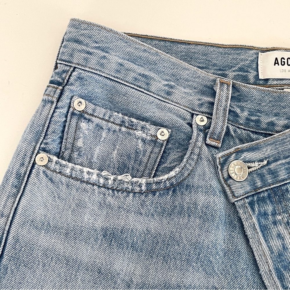 AGOLDE Criss Cross Denim Jeans - Picture 8 of 15
